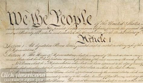 The Original Constitution Of The United States Of America