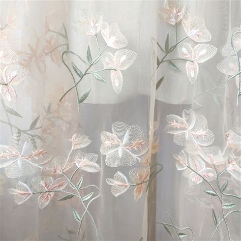 Nude Flower Embroidery Lace Delicate Embroider Floral Lace Etsy