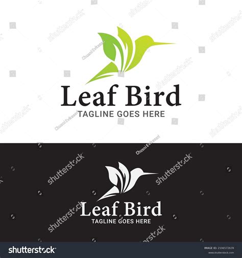 Dove Leaf Logo Vector Template Stock Vector Royalty Free 2106572639