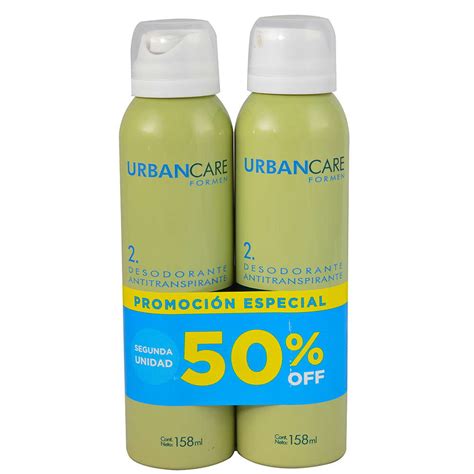 Promo Urban Clásico 2 Desodorante Antitranspirante 158 Ml Disco