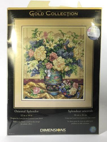 Gold Collection Dimensions Counted Cross Stitch Kit Oriental Splendor 35163 Ebay