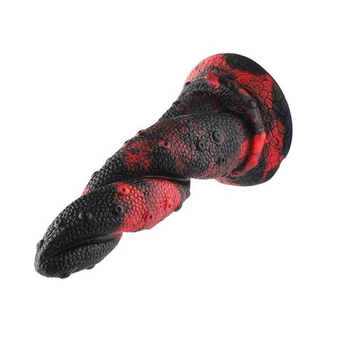 Fantasy Monster Dildo Met Zuignap Cm Braid Snake Hismith