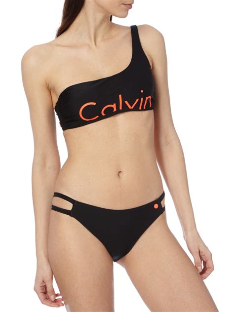Calvin Klein Underwear Bikini Oberteil Mit Logo Print Black Online Kaufen