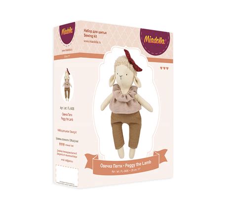 Набор для шитья "Miadolla" FL-0406 Овечка Пегги . купить за 1323,00 ₽ в ...