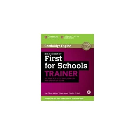 First for Schools Trainer Second Edition + Teachers Notes + Audio ...