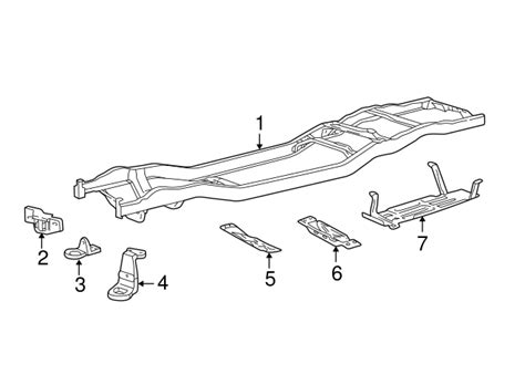 2007 2011 Ford Ranger Frame Assembly Al5z 5005 Ga