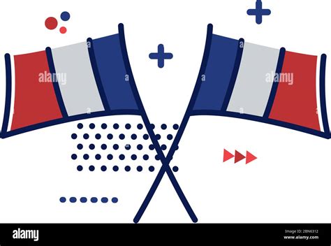 France Flags Flat Style Icon Stock Vector Image And Art Alamy