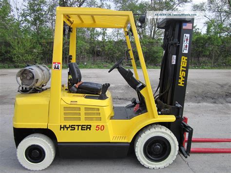 2005 Hyster H50xm Forklift Lift Truck Hilo Fork Pneumatic 5 000lb