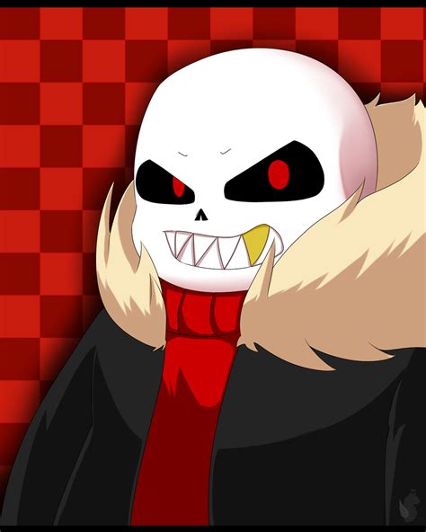 Underfell Sans Speedpaint By Mythicalwolfangel On Deviantart