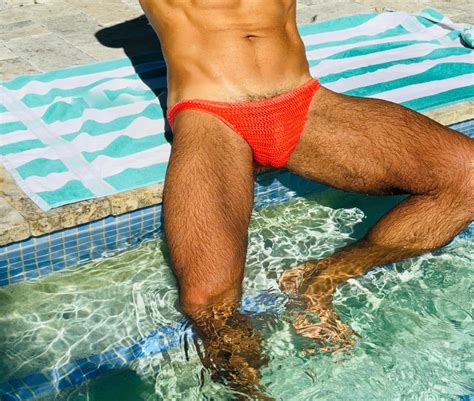 Mens Briefs Swimwear Mens Crochet Bikini Male Briefs Bikini Speedo Handmade Mens Swim Trunks