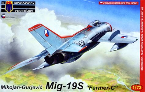 Mikoyan Gurevich MiG 19S Farmer C 1 72 Pieza A Pieza