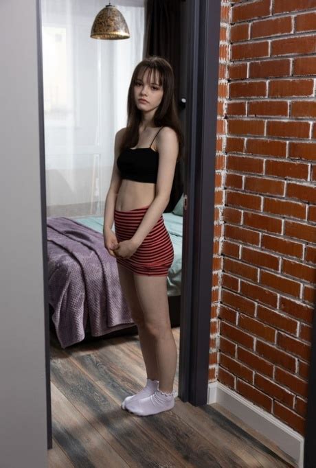 Nice Teen Dakota Finger Spreads Her Pussy After Going Nude In White Socks CoedCherry