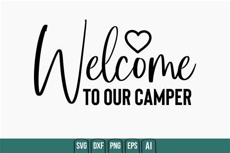 Welcome To Our Camper Graphic By Creativemim2001 · Creative Fabrica
