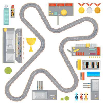 Race Track Vector Art, Icons, and Graphics for Free Download