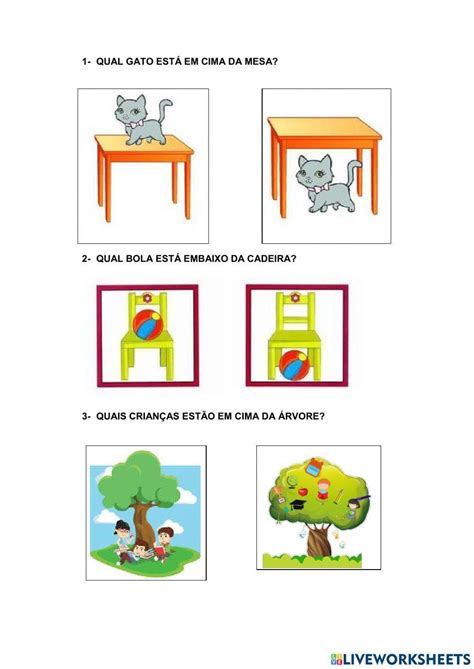 Orientação Espacial Educação Infantil