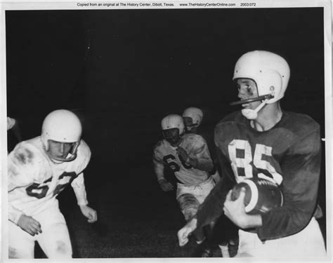 Charlie Havard Plays Football Diboll High The History Center