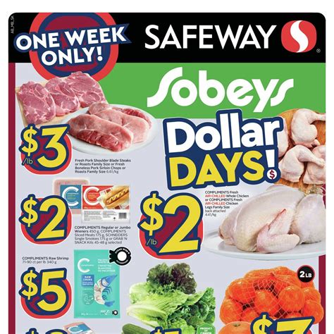 Sobeys Weekly Flyer Weekly Savings Dollar Days Sk Aug