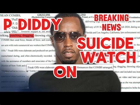 Diddy Under Suicide Watch As He Awaits Sex Trafficking Trial Is His Career Over ThyBlackMan