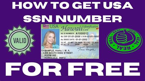 How To Get Free Usa Social Security Numberssn Unlimited Free Real Ssn Usa Ssn For Free