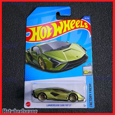 Hot Wheels Lamborghini Sian Fkp First Appearance Japan Card Collection Car Hybrid