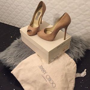 Jimmy Choo Shoes Jimmy Choo Patent Leather Nude Size Poshmark
