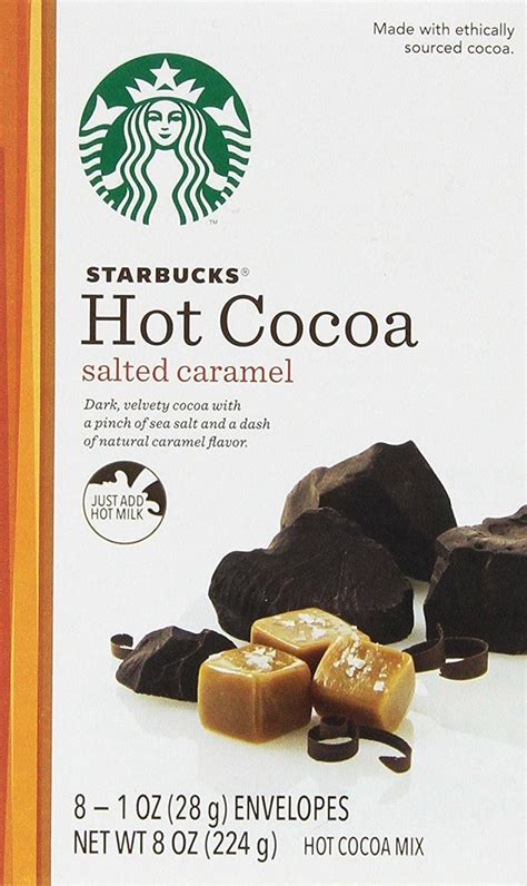 Amazon Starbucks Hot Cocoa Mix Peppermint 8 Ounce Hot Chocolate Grocery Gourmet Food