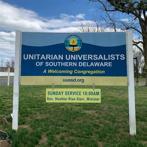 Uusd Unitarian Universalists Of Southern Delaware Lewes De