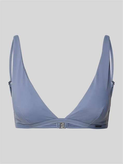 Kup online Calvin Klein Underwear Top bikini z zapięciem na haftkę model Essential