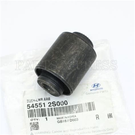 Genuine Hyundai Kia 54551-2S000 FRONT BUSHING LOWER CONTROL ARM TUCSON ...