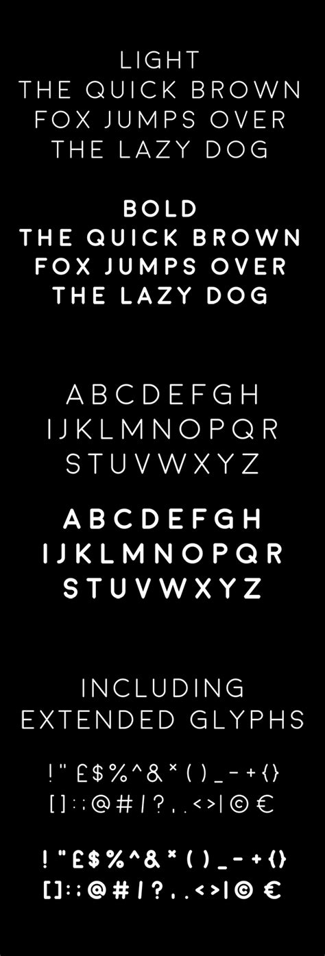 Moon Typeface Font Font Slots