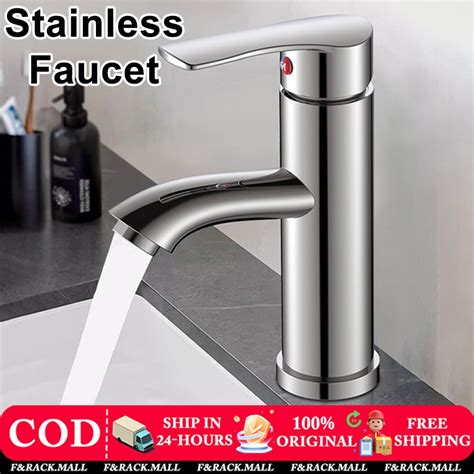 SUS Stainless Bathroom Faucet For Sink Toilet Basin Hot And Cold Lavatory Gripo With Water