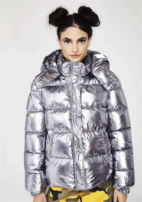 To Infinity Metallic Puffer Jacket When You Re Ready To Take Off This