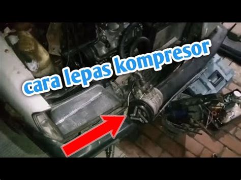 Cara Melepas Mengeluarkan Kompresor Ac Suzuki Forsa Glx Youtube