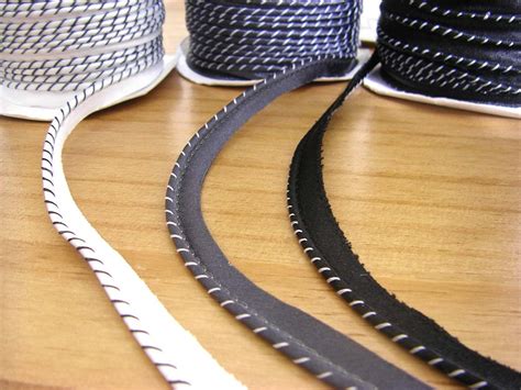 color piping cord mm flanged fabric piping stiching