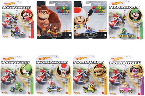 Hot Wheels Mario Kart Assortment 1Box 8pcs GBG25 988G HLJ