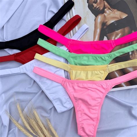 Kit Lingerie Calcinhas Pitaya Tanga Fio Dental Tecido Duplo Shopee Brasil