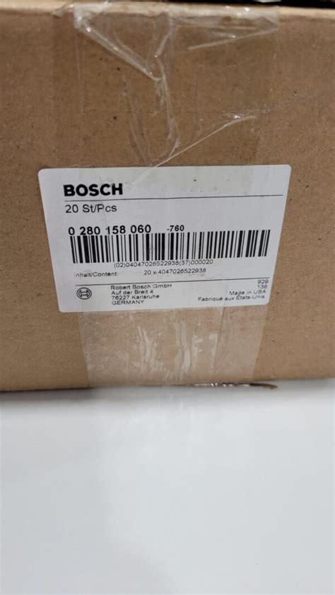 Genuine Authentic Bosch 0280158060 fuel injector - Polmaxracing