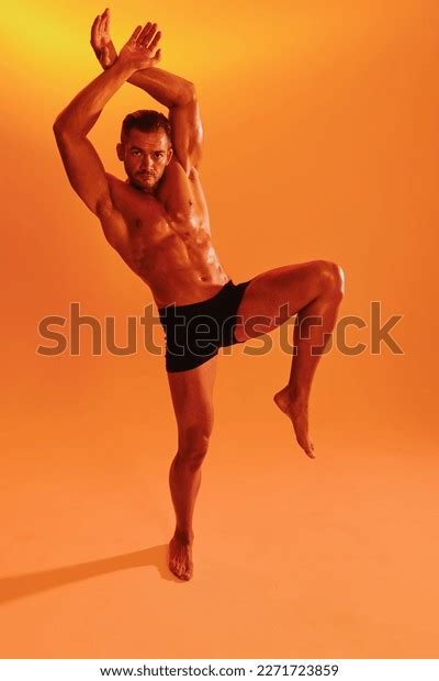 Man Bodybuilder Boxer Muscle Workout Naked Stock Photo Shutterstock