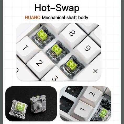 K Motospeed Darmoshark Pro Bluetooth Wireless Mechanical Numeric Keypad Hot Swap Keys Numpad
