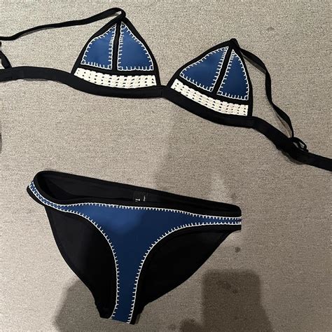 TRIANGL CROTCHET NEOPRENE BIKINI Comes With Depop
