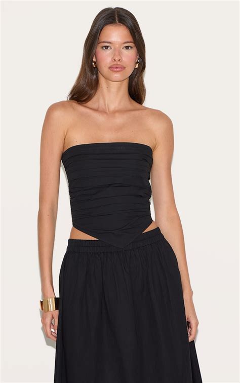 Bandeau Tops For Women | Strapless Tops | PrettyLittleThing CA