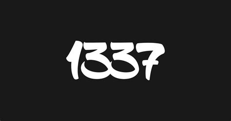 1337 Leet Gamer White T Idea Gaming T Shirt Teepublic