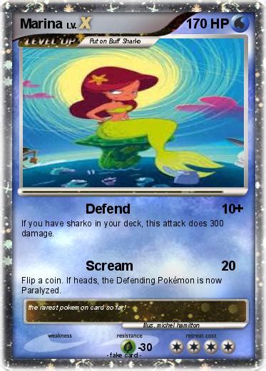 Pokémon Marina 74 74 Defend My Pokemon Card