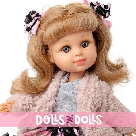 Berjuan Doll 35 Cm Boutique Dolls My Girl Blonde With Coat Dolls