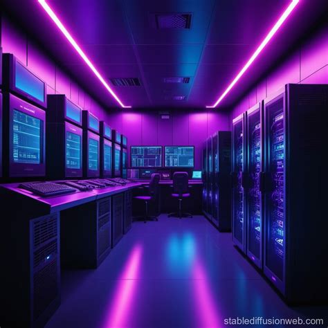 Students Thriving In Unconventional Server Room Stable Diffusion Online