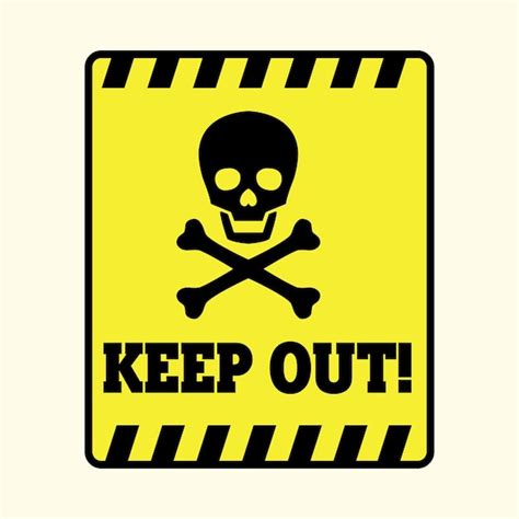 Premium Vector Sign Of Keep Out Vectors Free