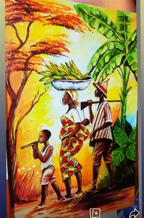 Pin By Luz Maria On Pinturas African Paintings African Art Paintings