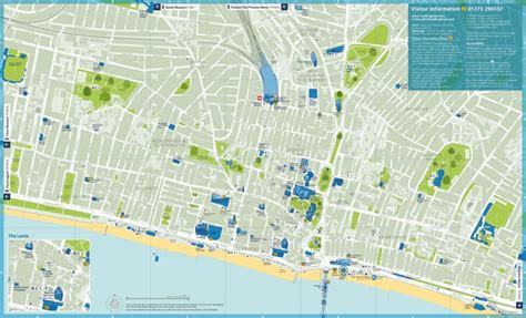 brighton tourist attractions map