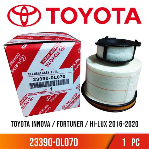 Toyota Fuel Filter 23390 0L070 For Toyota Innova Fortuner Hi Lux