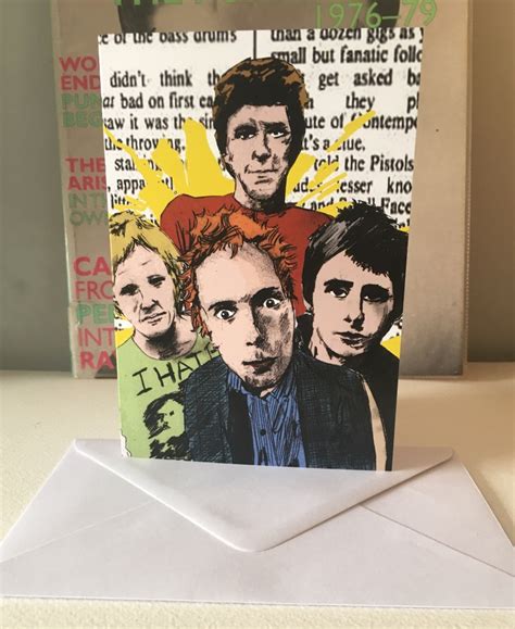 Sex Pistols Greetings Card Etsy